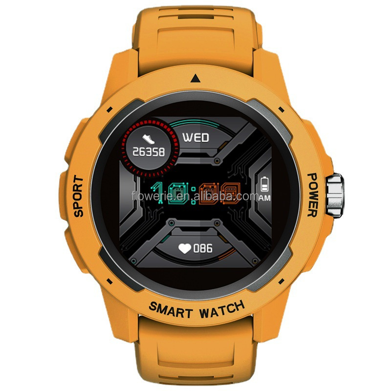 Outdoor Sports Adventure - นาฬิกาสมาร์ทวอทช์กีฬาแบบยุทธวิธีกันน้ำ IP68 50 เมตร สำหรับวิ่งกลางแจ้ง ดำน้ำ
