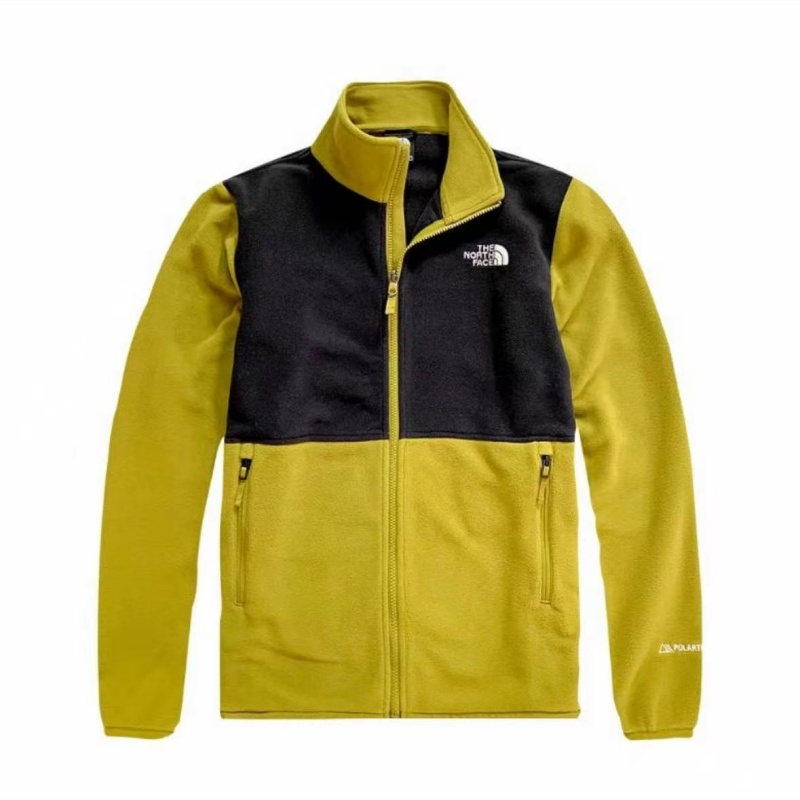 Outdoor Sport North Face - THE NORTH FACE เสื้อโค้ทลำลองสำหรับกิจกรรมกลางแจ้งลายตารางพร้อมซิปและคอตั้ง สไตล์ผู้ชาย