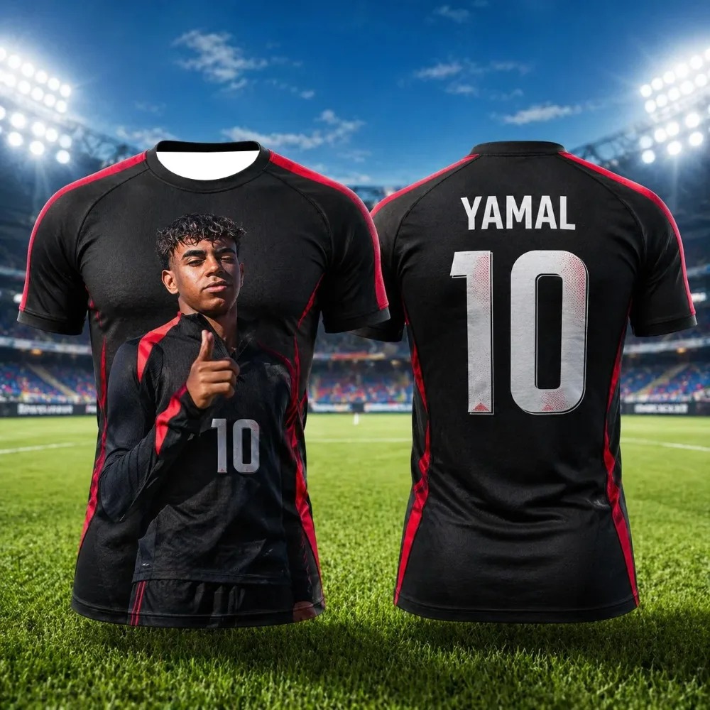 เสื้อยืดฟุตบอลผู้ชาย Summer 3D - Outdoor Sport Club บทวิจารณ์และราคา