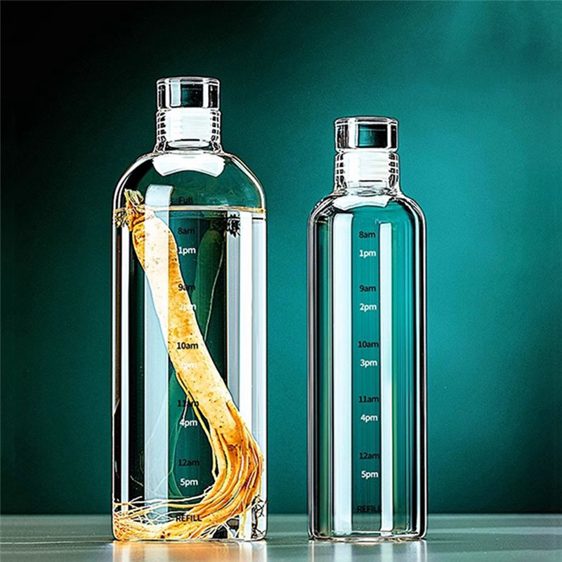 ขวดน้ำสปอร์ต ABUN ทำจากแก้วบอโ - Outdoor Sport Glass Water Bottle บทวิจารณ์และราคา