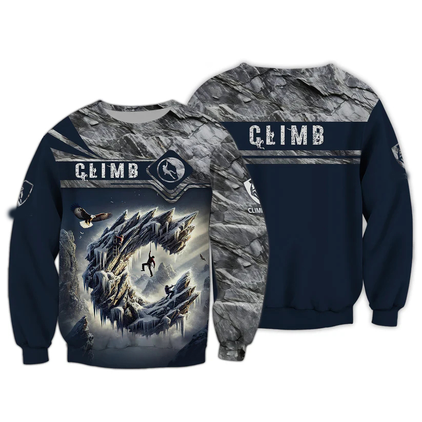 เสื้อยืดพิมพ์ลายปีนเขา 3 มิติ  - Outdoor Sport Club บทวิจารณ์และราคา